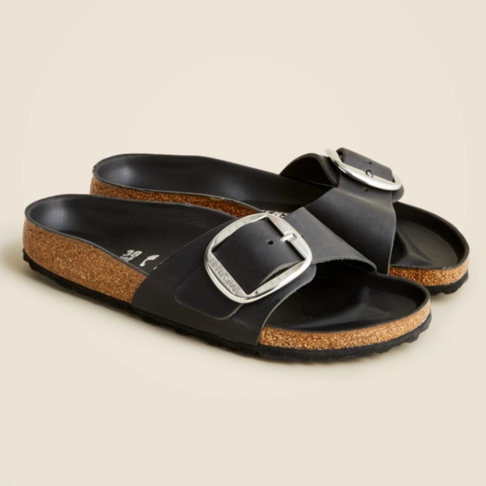 Women's Black Slide Sandals NWOT